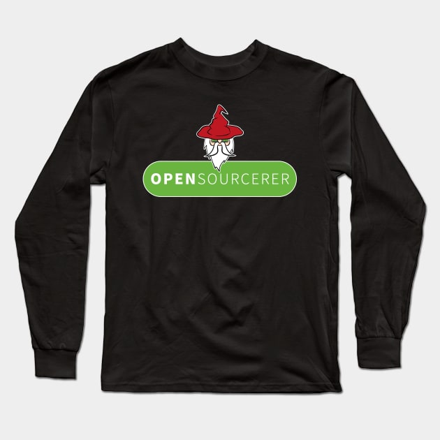 Open Sourcerer Long Sleeve T-Shirt by RobiMerch